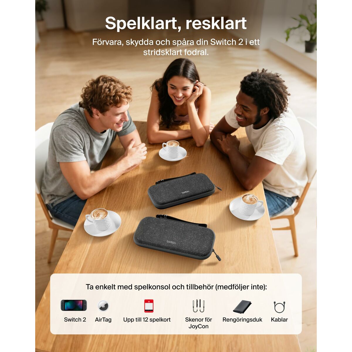 Mobilfodral Belkin ENA002HQCH Svart - 3
