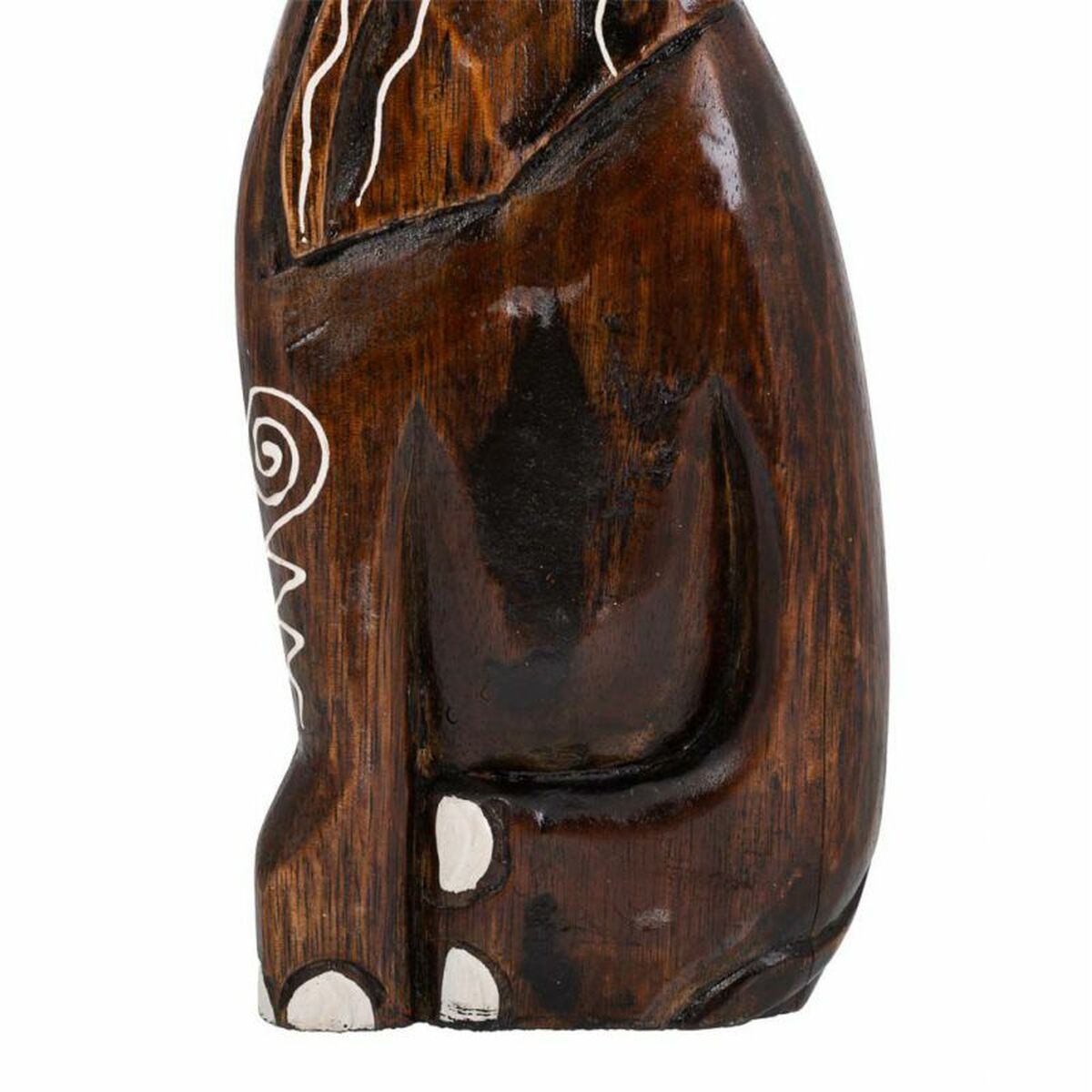 Prydnadsfigur Alexandra House Living Ljusbrun Elefant 6 x 50 x 14 cm - 5