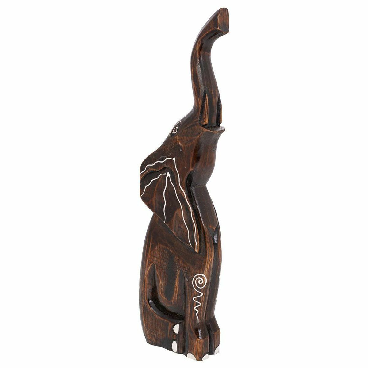 Prydnadsfigur Alexandra House Living Ljusbrun Elefant 6 x 50 x 14 cm