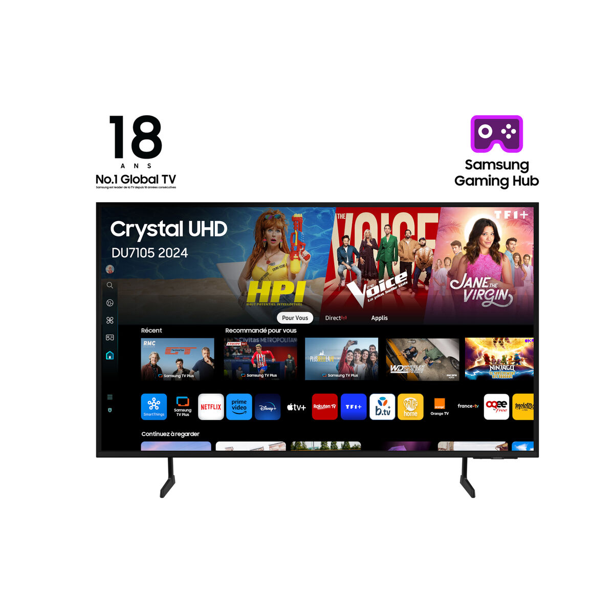 Smart TV Samsung TU85DU7105KX 85 75" 85" 4K Ultra HD LED HDR