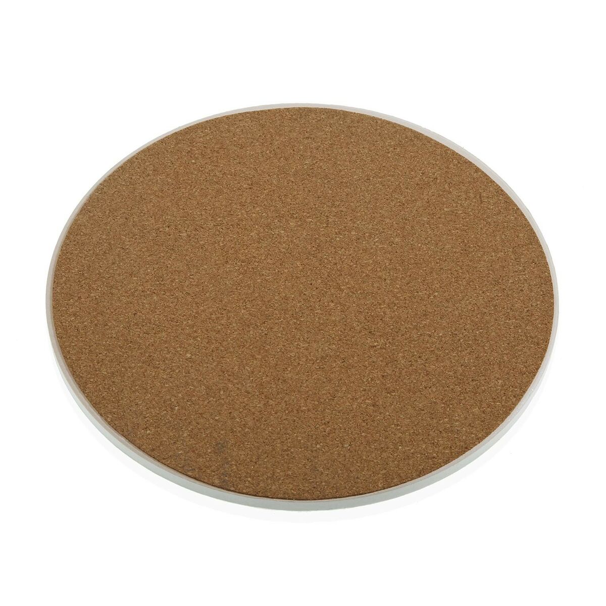 Bordsunderlägg Versa Rund Keramik Kork 20 x 20 cm - 4