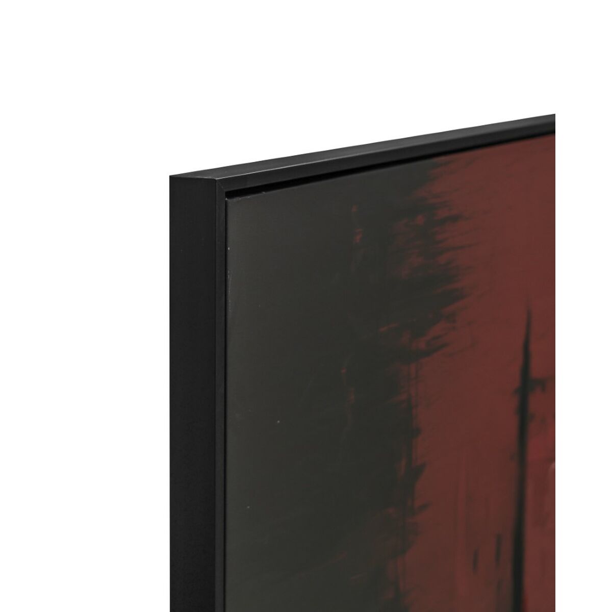 Kanvas Home ESPRIT Svart Röd Modern 83 x 4 x 123 cm (2 antal) - 2