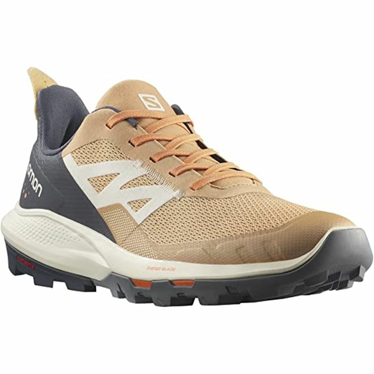 Gymnastiksko, Dam Salomon Impulse Beige - 4