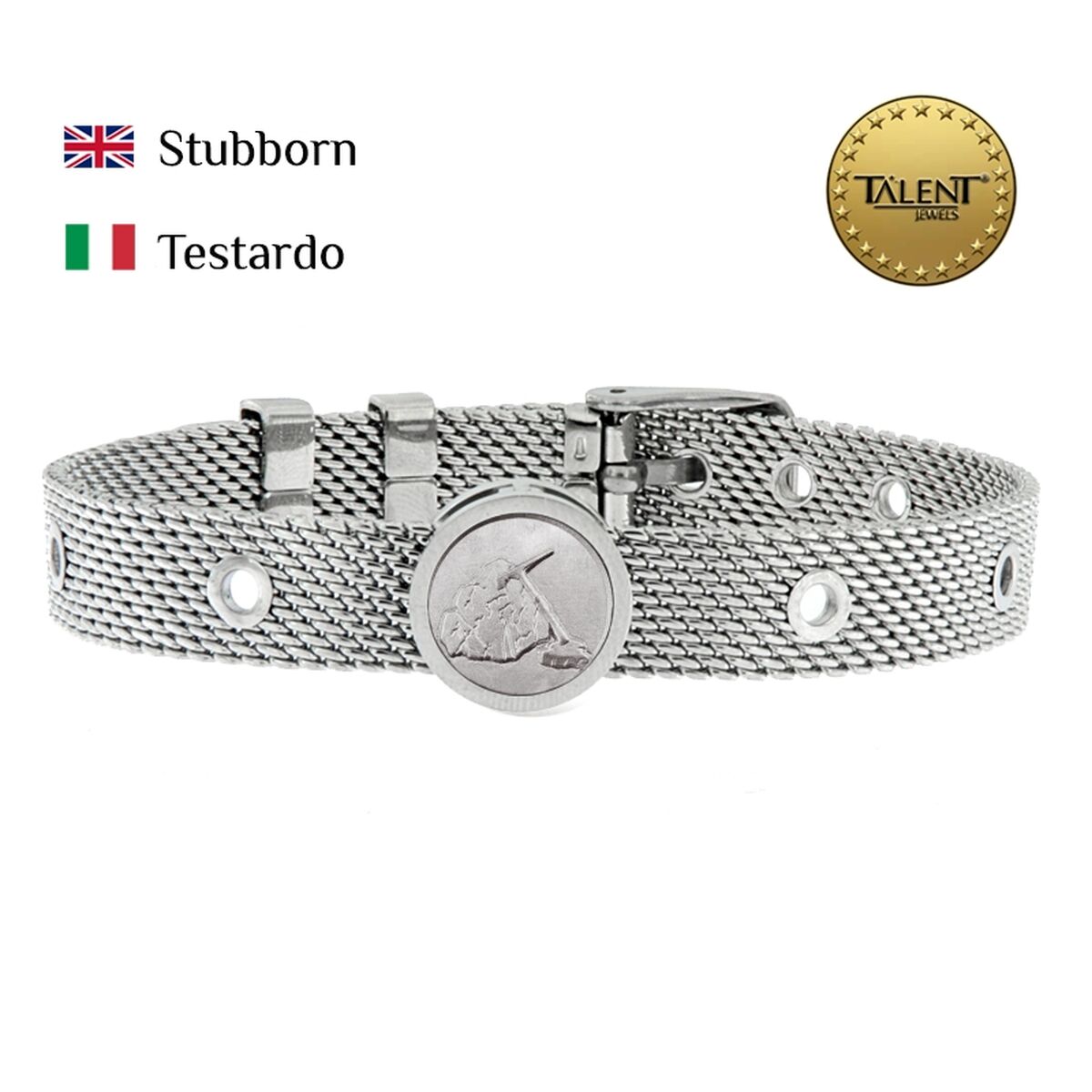Unisexarmband Stubborn Talent Jewels TJA-5-11-03-1-235 Silvrig - 2