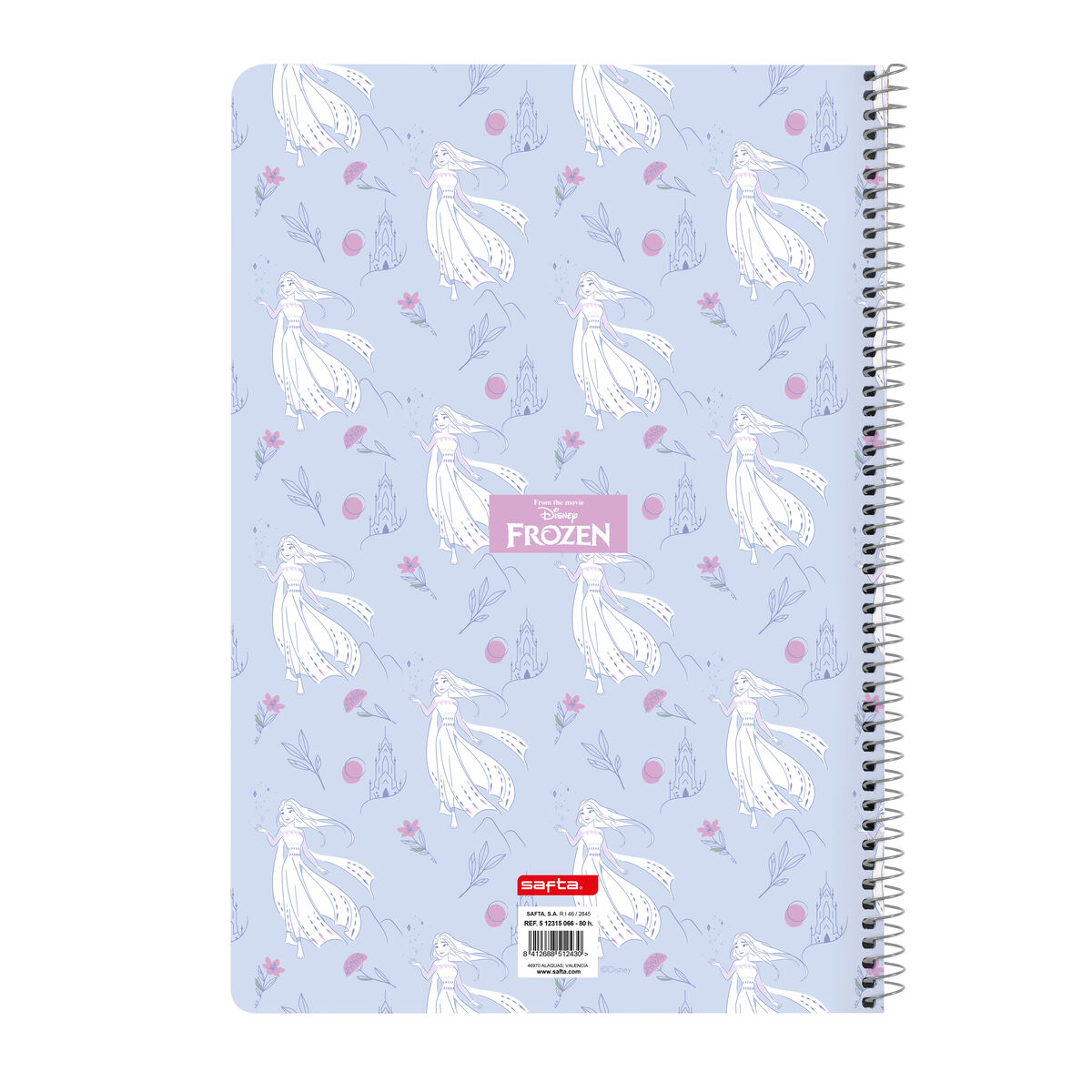 Bok med ringar Frozen Believe Lila 21,5 x 31 x 1 cm - 2