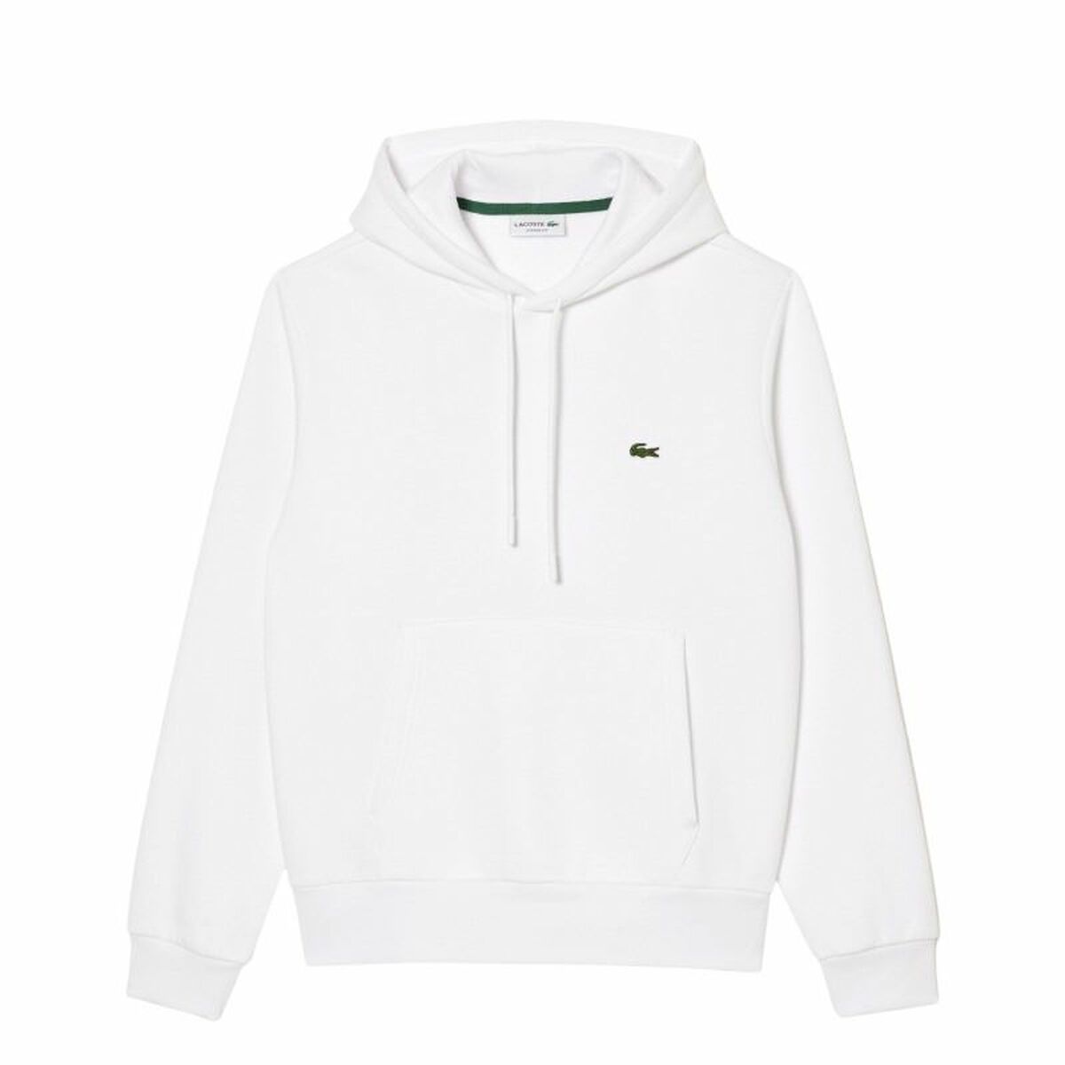 Tröja med huva Herr Lacoste Core Performance Vit
