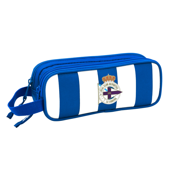 Bag R. C. Deportivo de La Coruña 811978513 Blå Vit (21 x 8 x 6 cm)