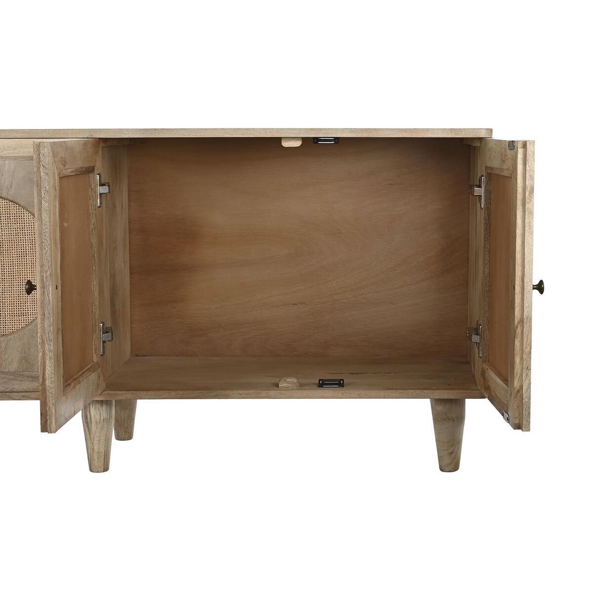 Skänk DKD Home Decor Brun Naturell Rattan Mangoträ 150 x 40 x 65 cm - 5