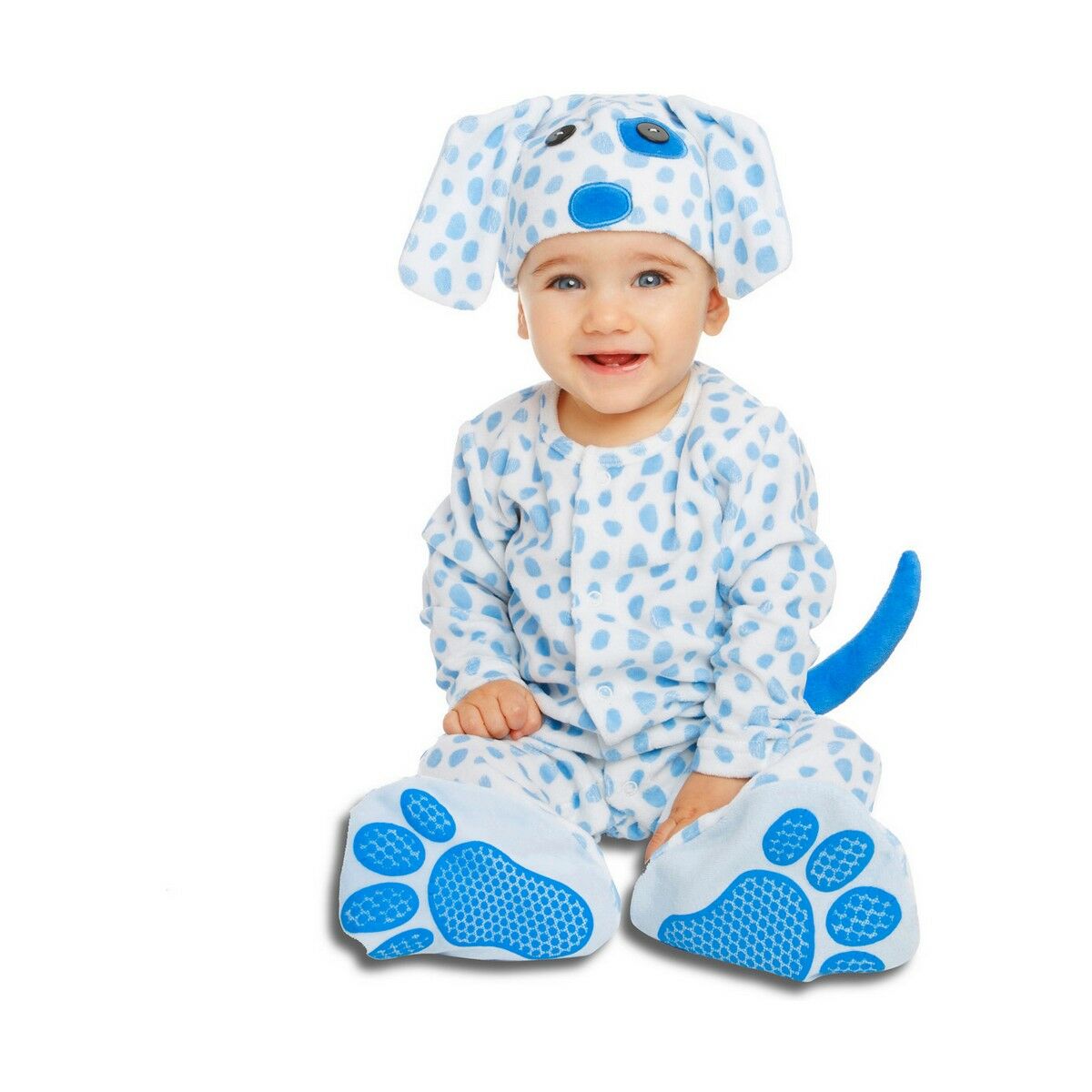 Maskeraddräkt bebis My Other Me 5 Delar Blå Hund