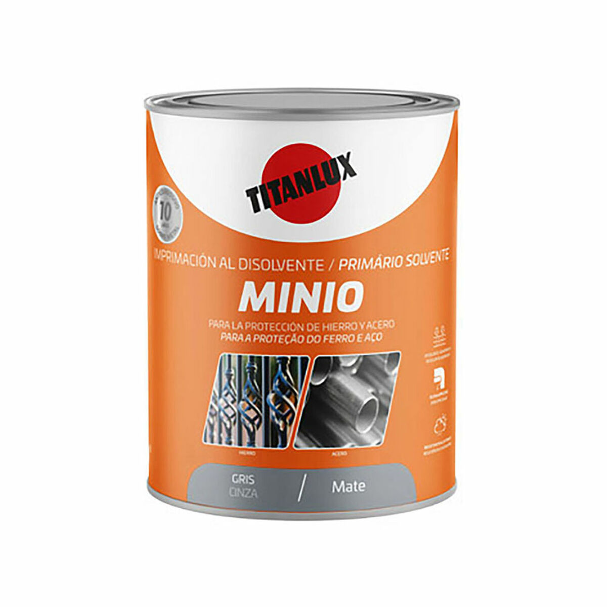 Grundfärg Titanlux Grå Matt 750 ml