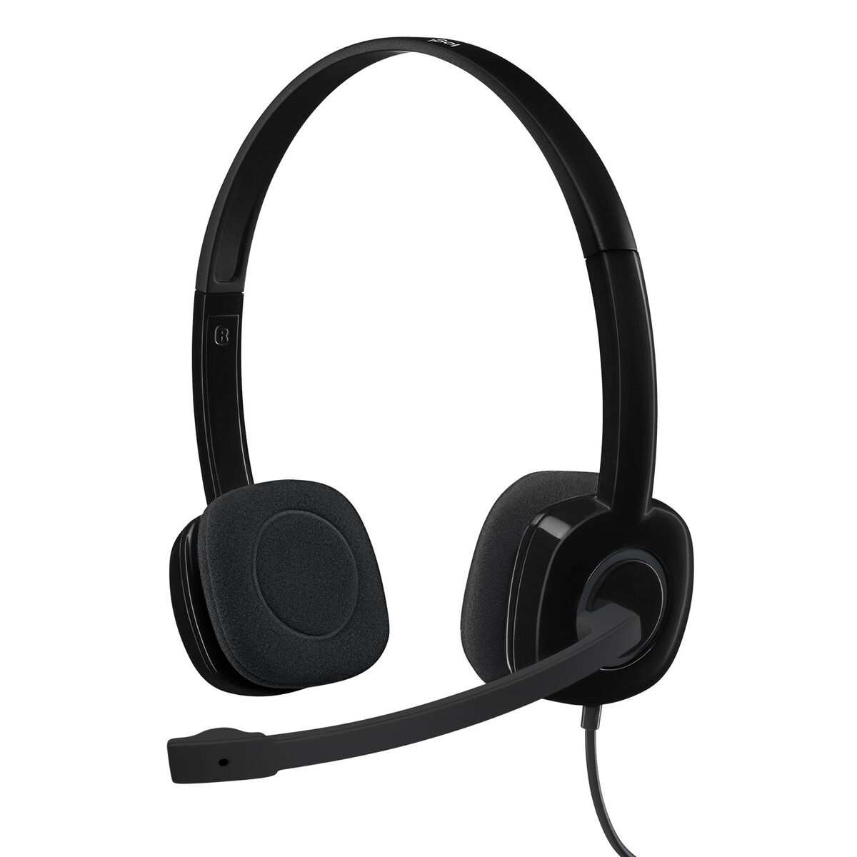 Hörlurar med Mikrofon Logitech 981-000589 Svart
