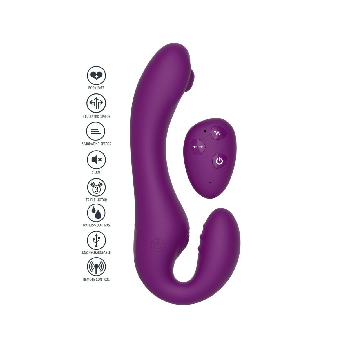 G-spotvibrator Toy Joy Purpur - 3