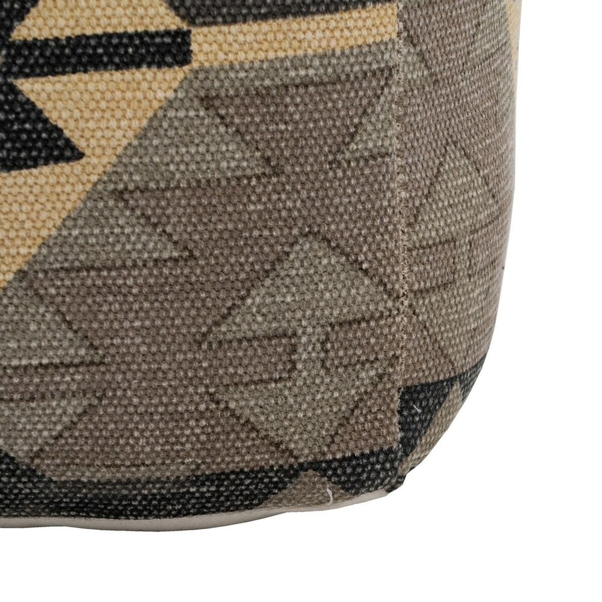 Puff Svart Beige-brun (taupe) 45 x 45 x 45 cm - 5