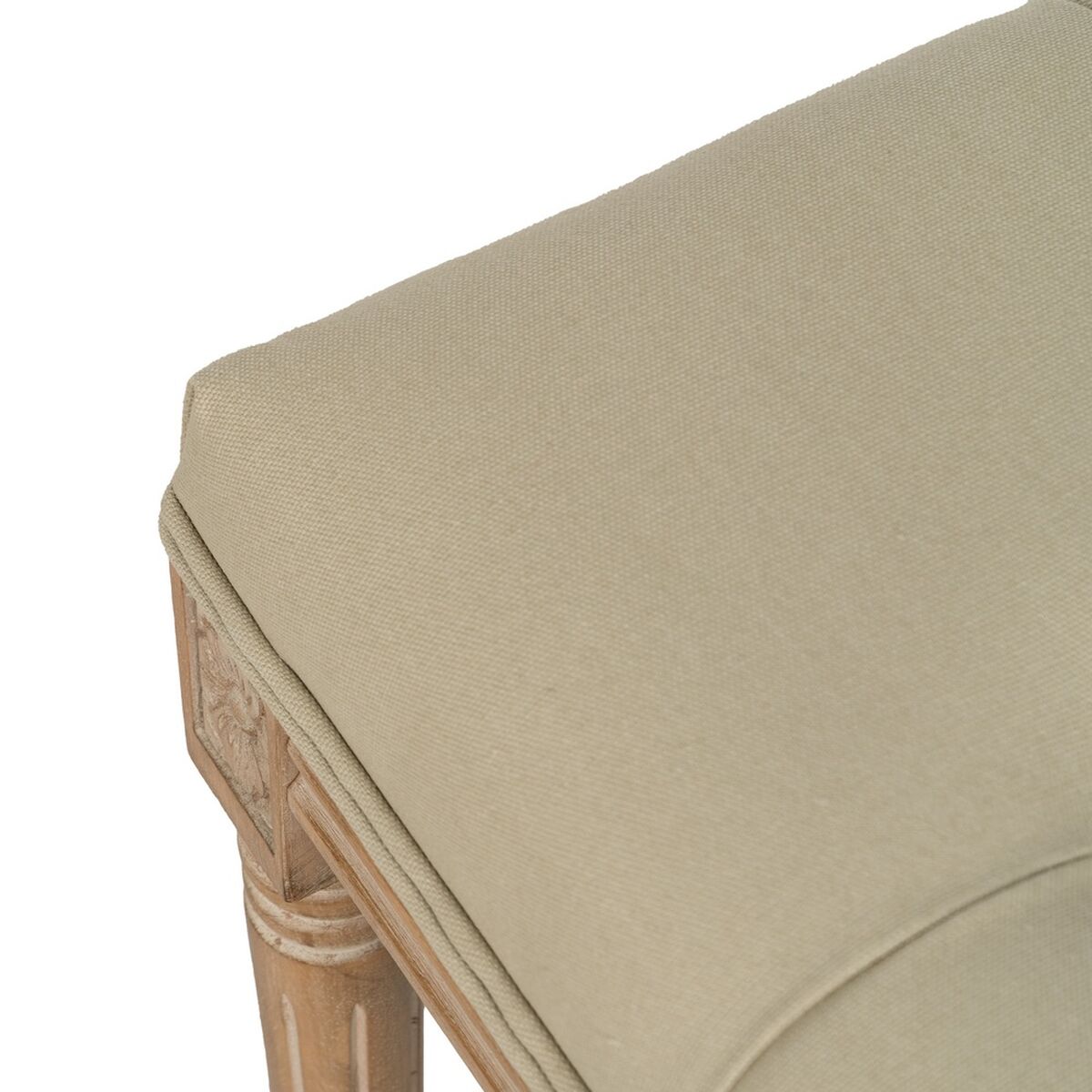 Sittpall Beige Gummiträ 65 x 41 x 48 cm - 3