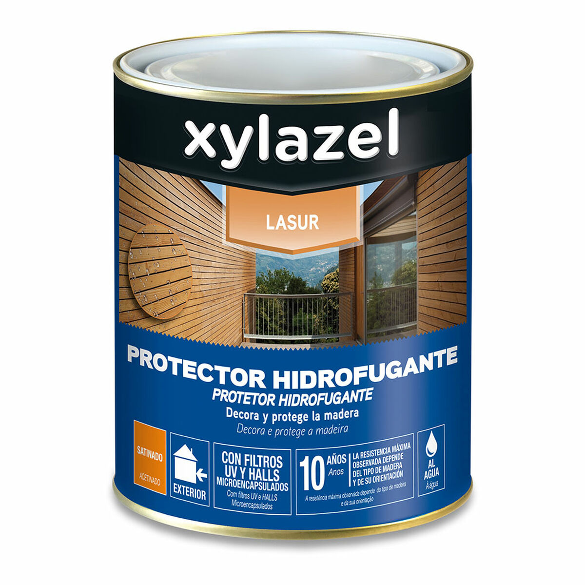 Lasur Xylazel Ofärgad Satinfinish 750 ml