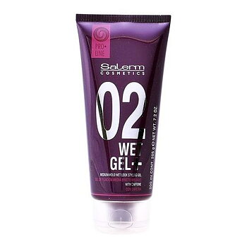 Stark hårfixerande gel Salerm Wet 200 ml