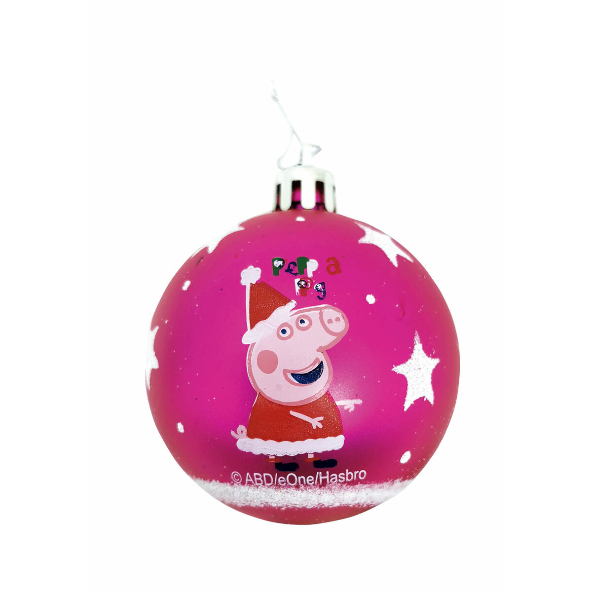 Julgranskula Peppa Pig Cosy corner Fuchsia 6 antal Plast (Ø 8 cm) - 4