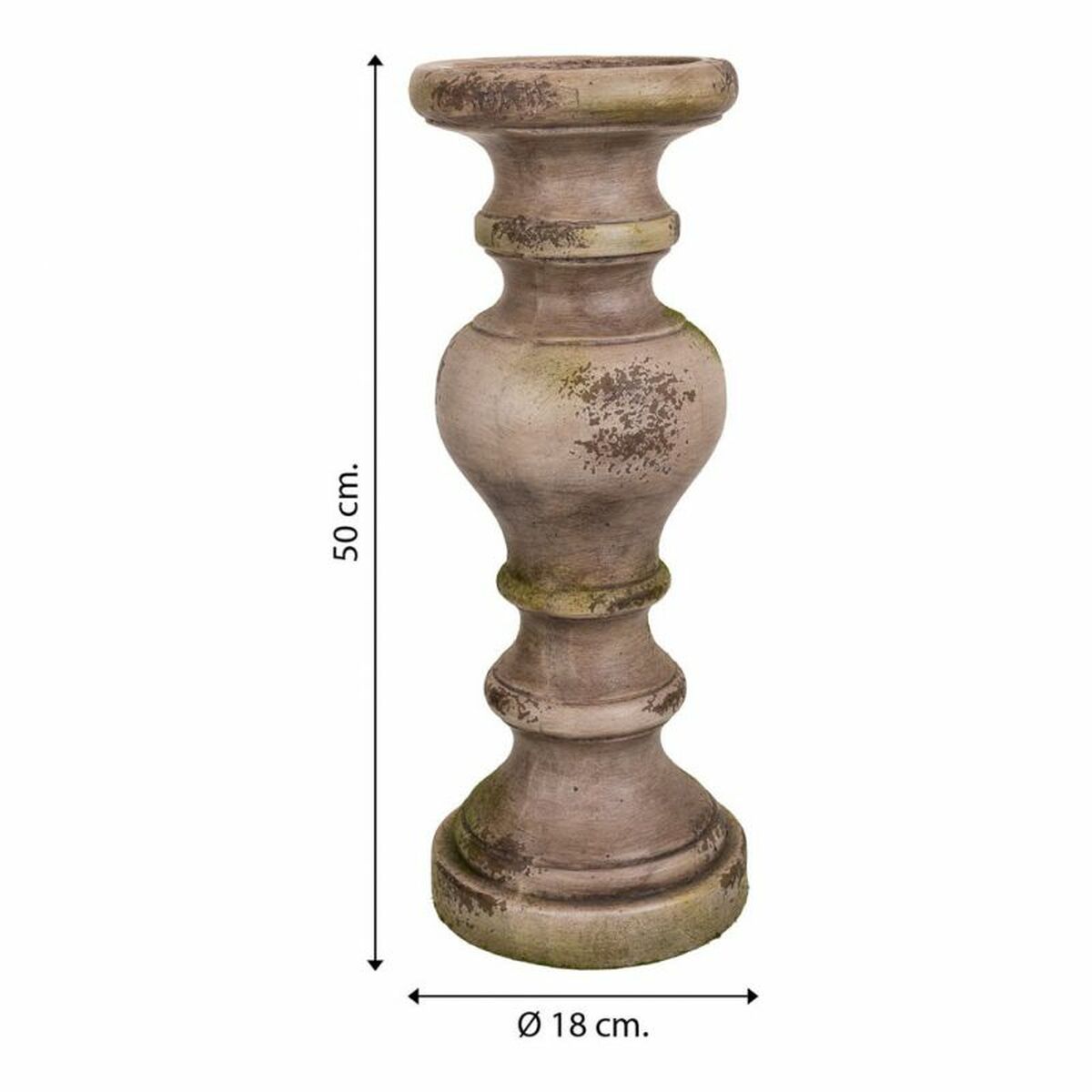 Prydnadsfigur Alexandra House Living Kolumn 18 x 50 x 18 cm - 6