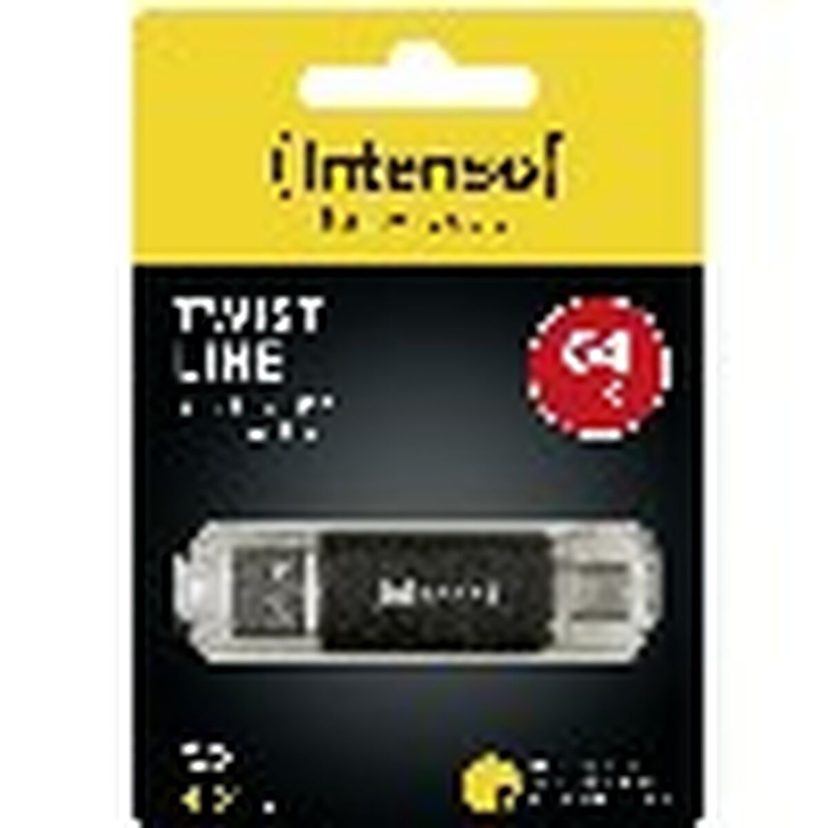 USB-minne INTENSO Antracitgrå 64 GB - 2