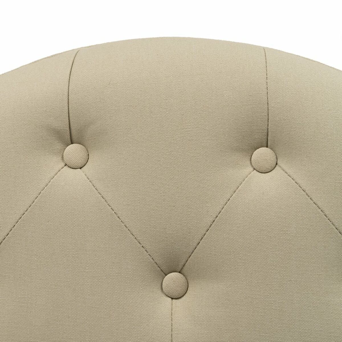 Sittpall Beige Gummiträ 70 x 36 x 48 cm - 4
