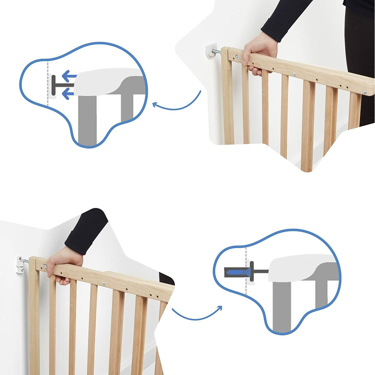 Säkerhetsbarriär Badabulle 106 cm 63,5 cm - 8