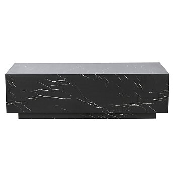 Soffbord Home ESPRIT Svart Trä MDF 120 x 60 x 35 cm