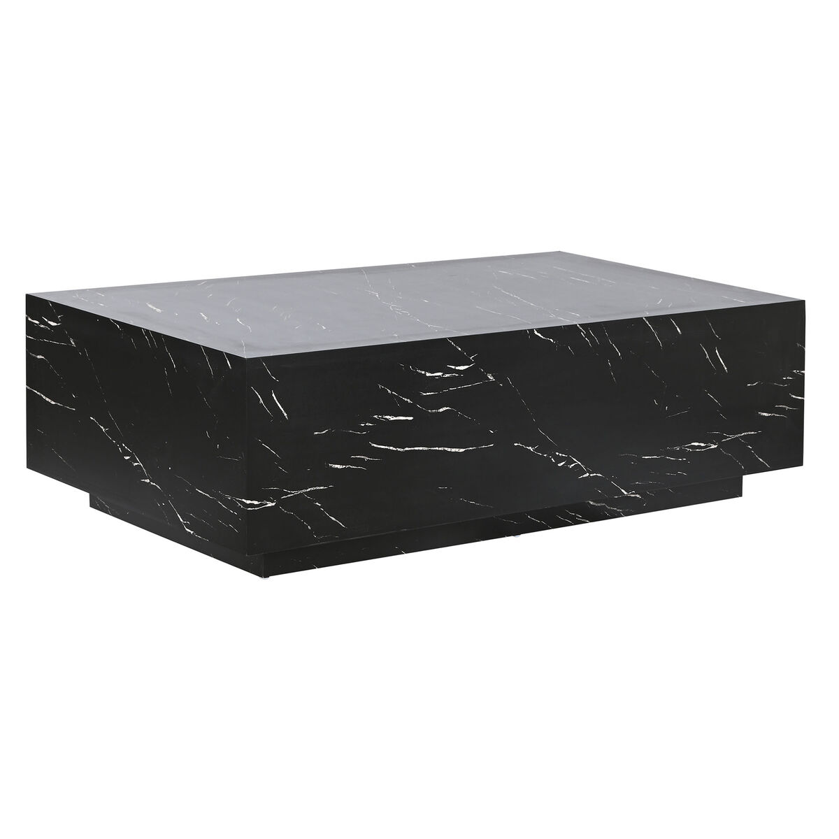 Soffbord Home ESPRIT Svart Trä MDF 120 x 60 x 35 cm