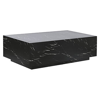 Soffbord Home ESPRIT Svart Trä MDF 120 x 60 x 35 cm