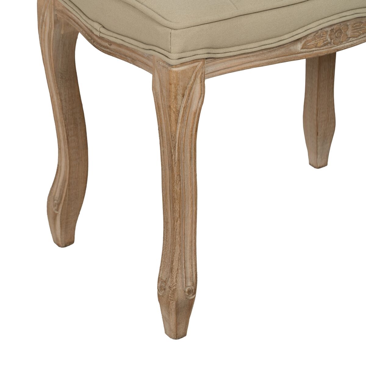 Sittpall Beige Gummiträ 50 x 47 x 36 cm - 7