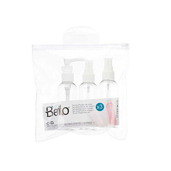 Travel Sett Berilo CH56289 Vit Transparent Plast (36 antal)