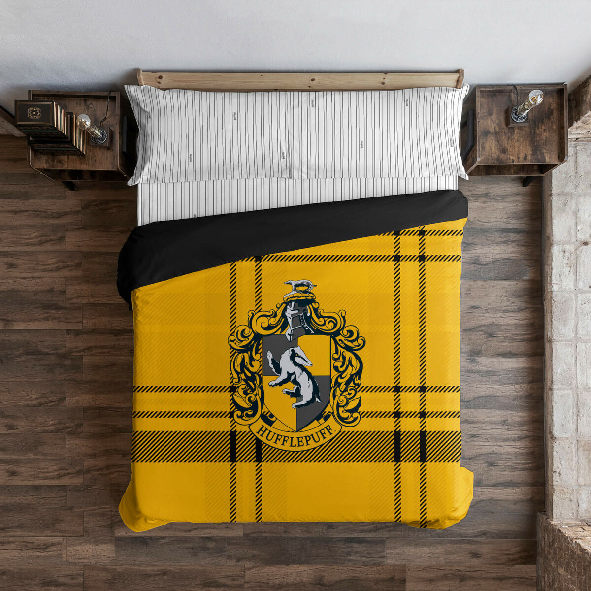Påslakan Harry Potter Classic Hufflepuff 260 x 240 cm Säng 180
