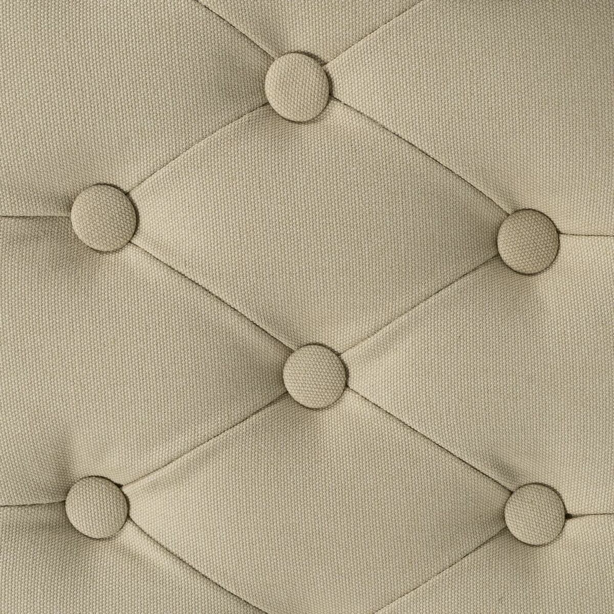 Sittpall Beige Gummiträ 110 x 47 x 36 cm - 4