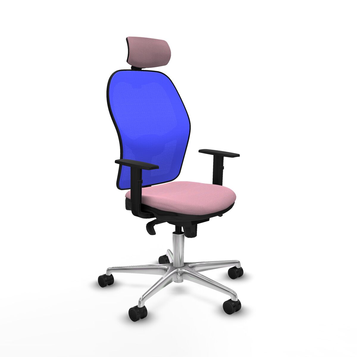 Kontorsstol med nackstöd Piqueras y Crespo 1D086N2 Rosa