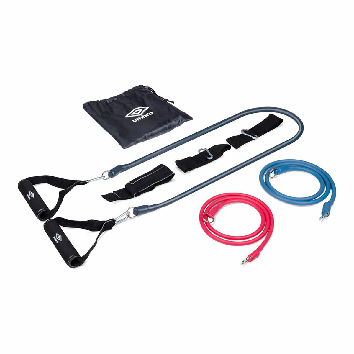 Elastiska motståndsband Umbro Svart - 2