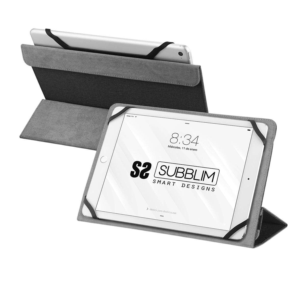 Fodral till Läsplatta Subblim SUB-CUT-2FC001 Svart