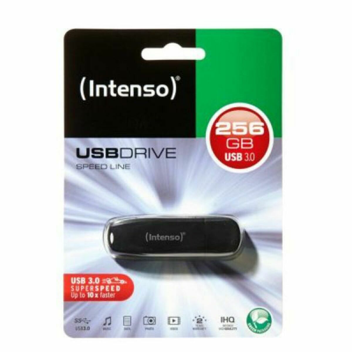 USB-minne INTENSO Svart 256 GB - 2