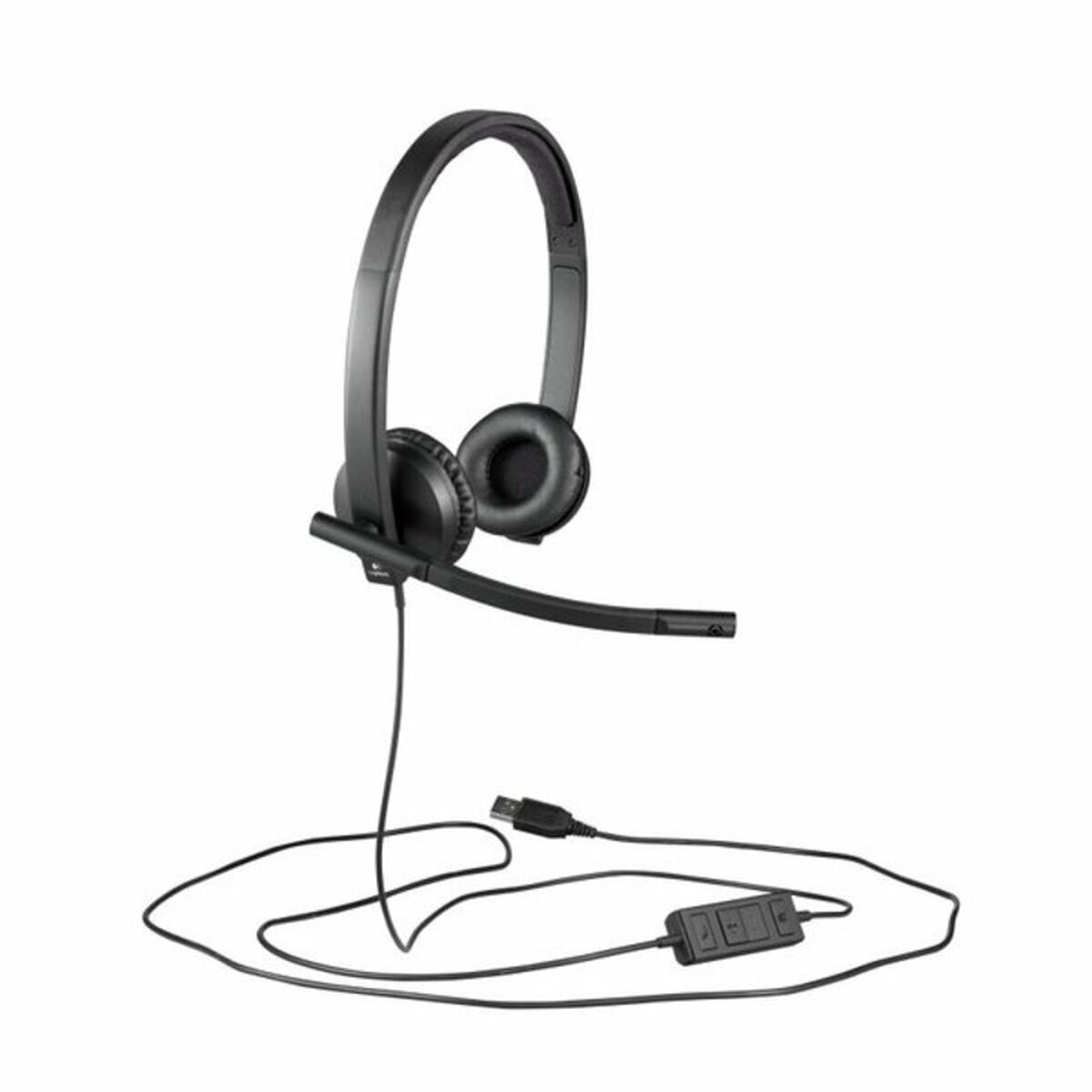 Hörlurar med Mikrofon Logitech 981-000575 Svart - 4