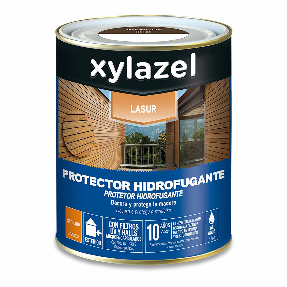 Lasur Xylazel Wengue Satinfinish 750 ml
