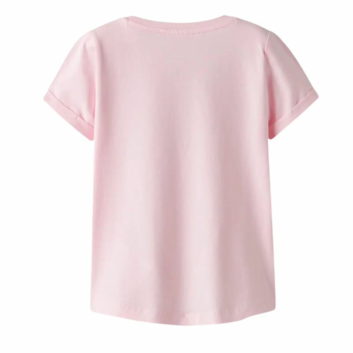 Barn T-shirt med kortärm Name It Nmfvix Rosa - 2