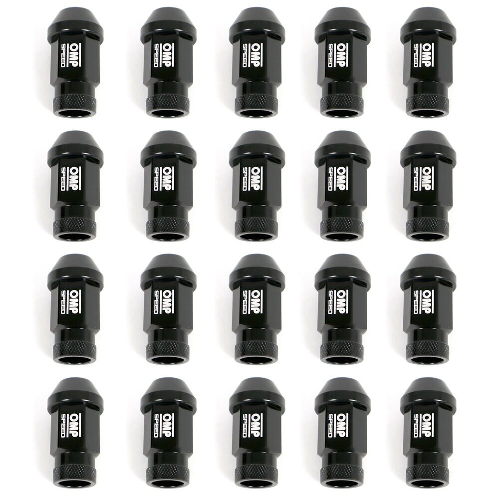 Set Skruv OMP 7075 Svart 20 uds M14 x 1,25 - 3