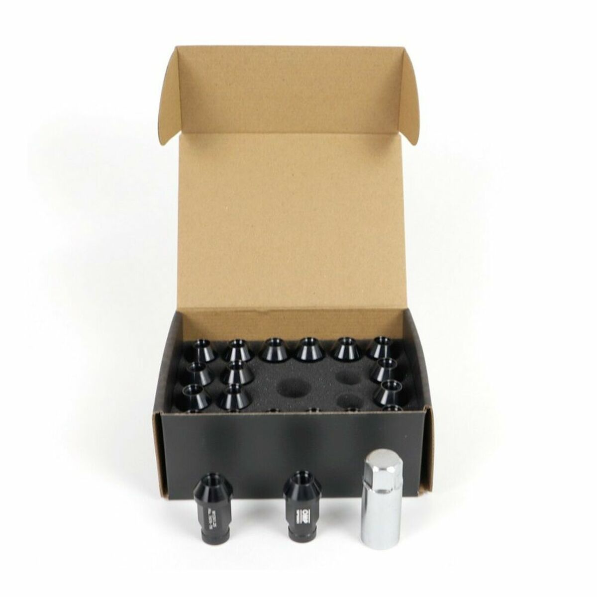 Set Skruv OMP 7075 Svart 20 uds M14 x 1,25 - 6