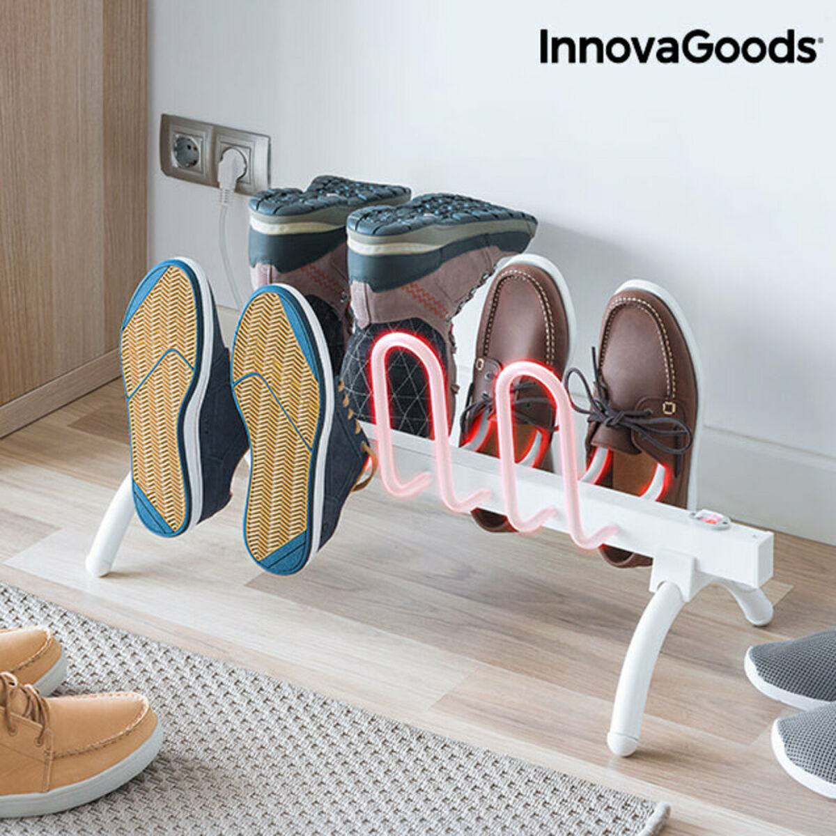 Elektrisk skotork InnovaGoods 80 W 4 pairs - 9