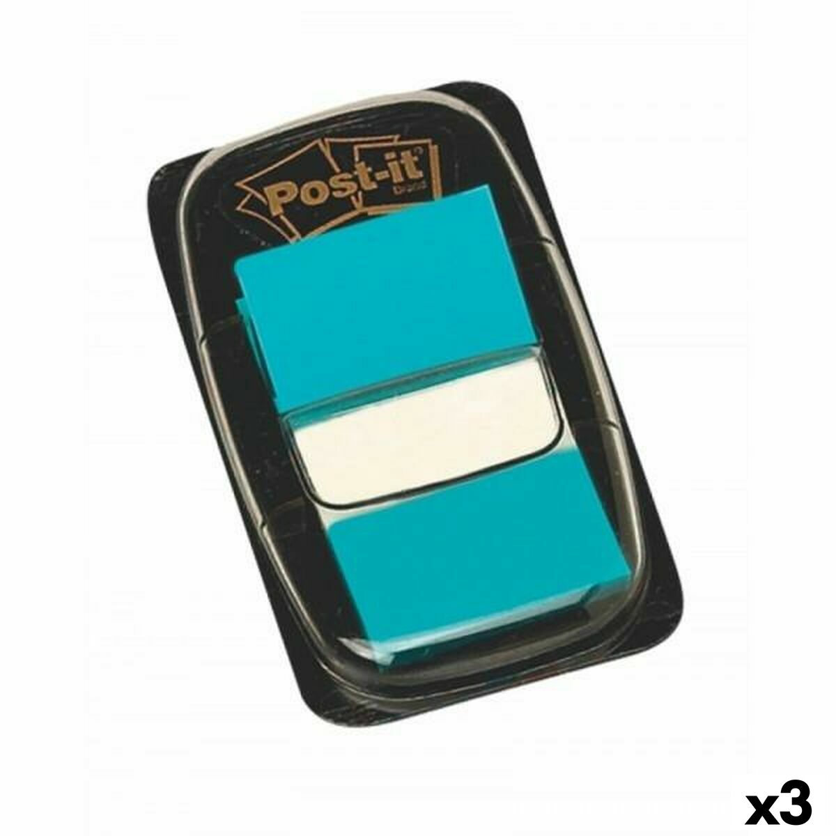 Klisterlappar Post-it Index 25 x 43 mm Blå (3 antal) - 3