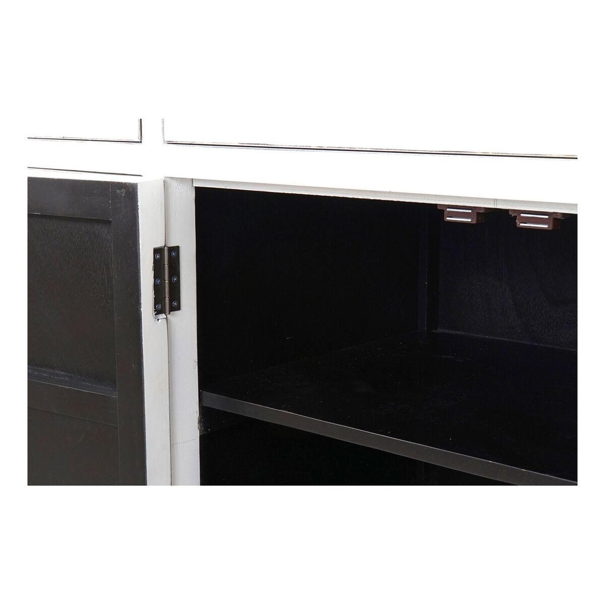Skänk DKD Home Decor Kamakura Vit Gyllene Metall Poppel 150 x 50 x 80 cm (150 x 50 x 80 cm) - 8