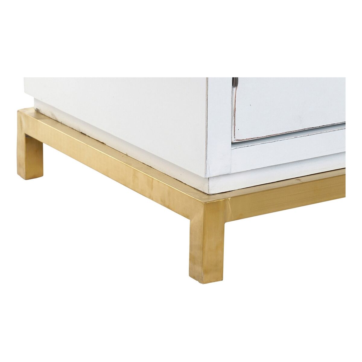 Skänk DKD Home Decor Kamakura Vit Gyllene Metall Poppel 150 x 50 x 80 cm (150 x 50 x 80 cm) - 5