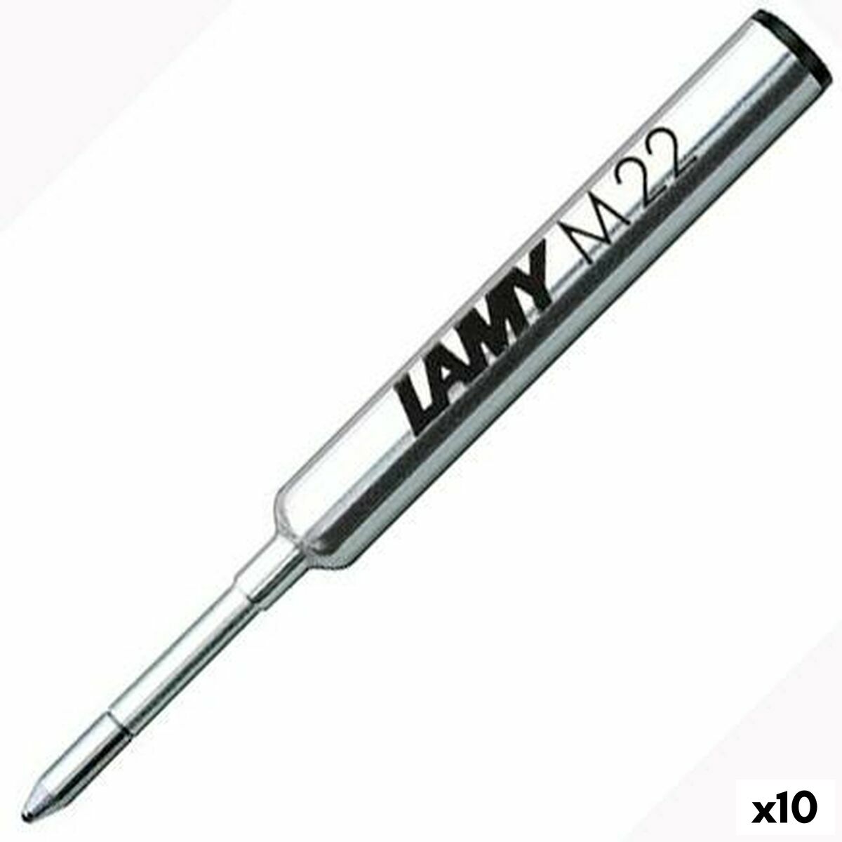 Refill för kulspetspenna Lamy M22 Svart (10 antal)
