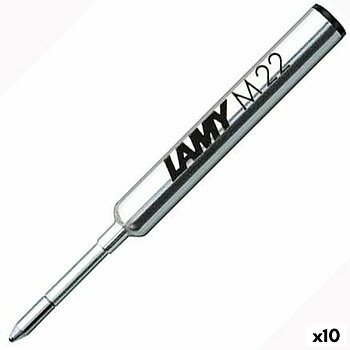Refill för kulspetspenna Lamy M22 Svart (10 antal)