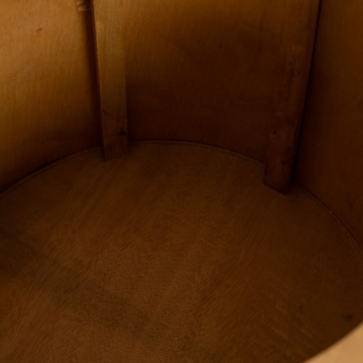 Puff RATÁN Naturell Rattan 40 x 40 x 46 cm (2 antal) - 7