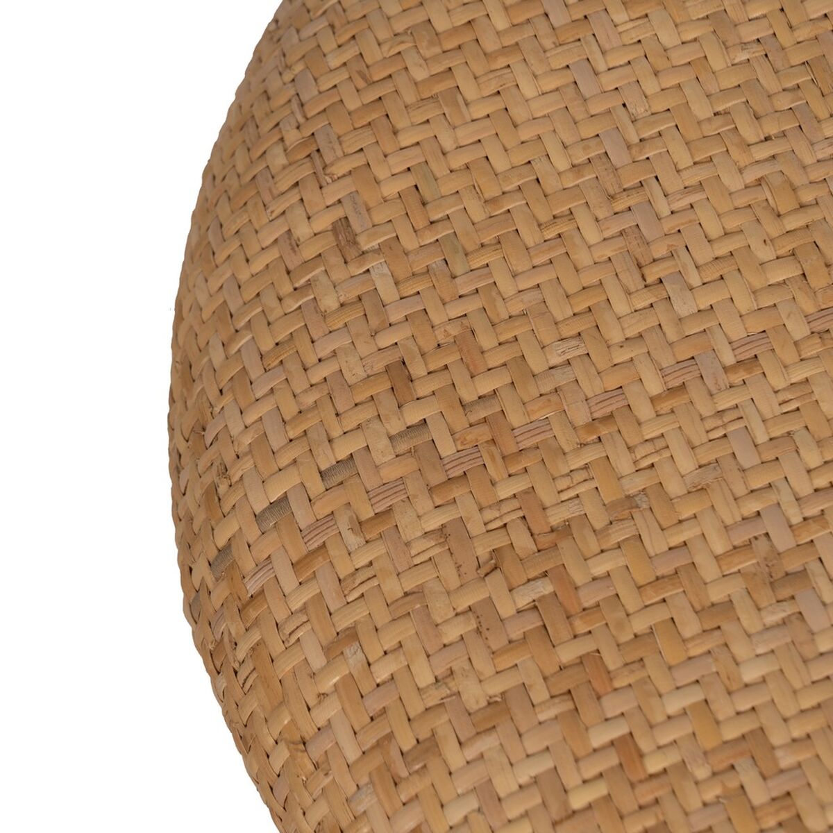 Puff RATÁN Naturell Rattan 40 x 40 x 46 cm (2 antal) - 4