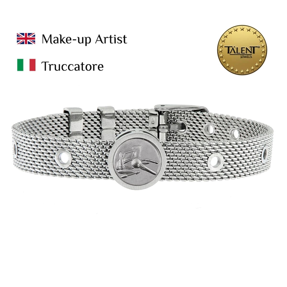 Unisexarmband Make-up Artist Talent Jewels TJA-3-18-03-1-235 Silvrig - 2